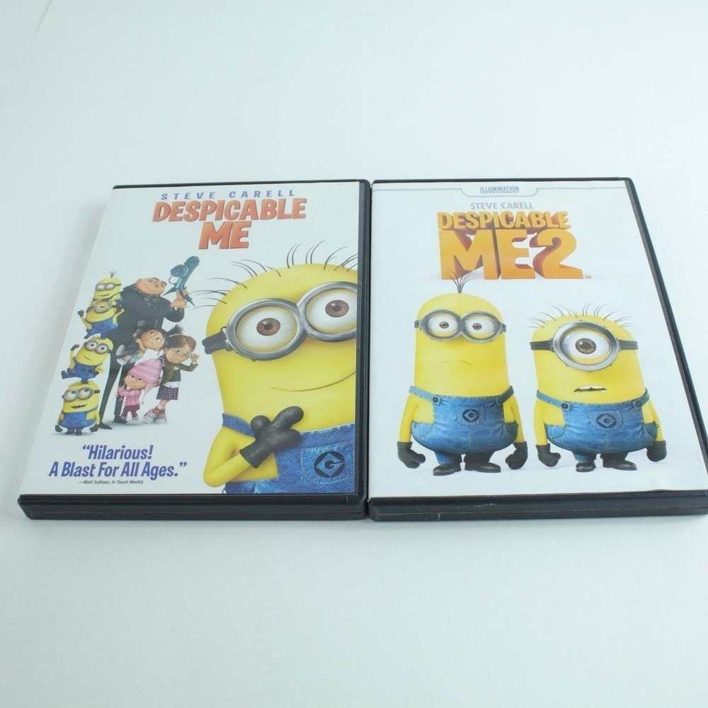 Despicable Me + Despical‎ Me 2 DVD Movie Bundle